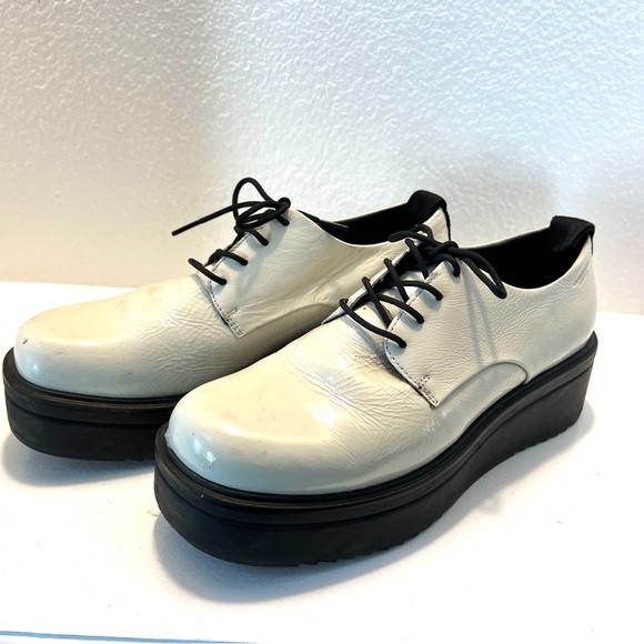 Vagabond Tara Platform Derby Off White &Black Size 39 - US size 9 - Picture 4 of 13